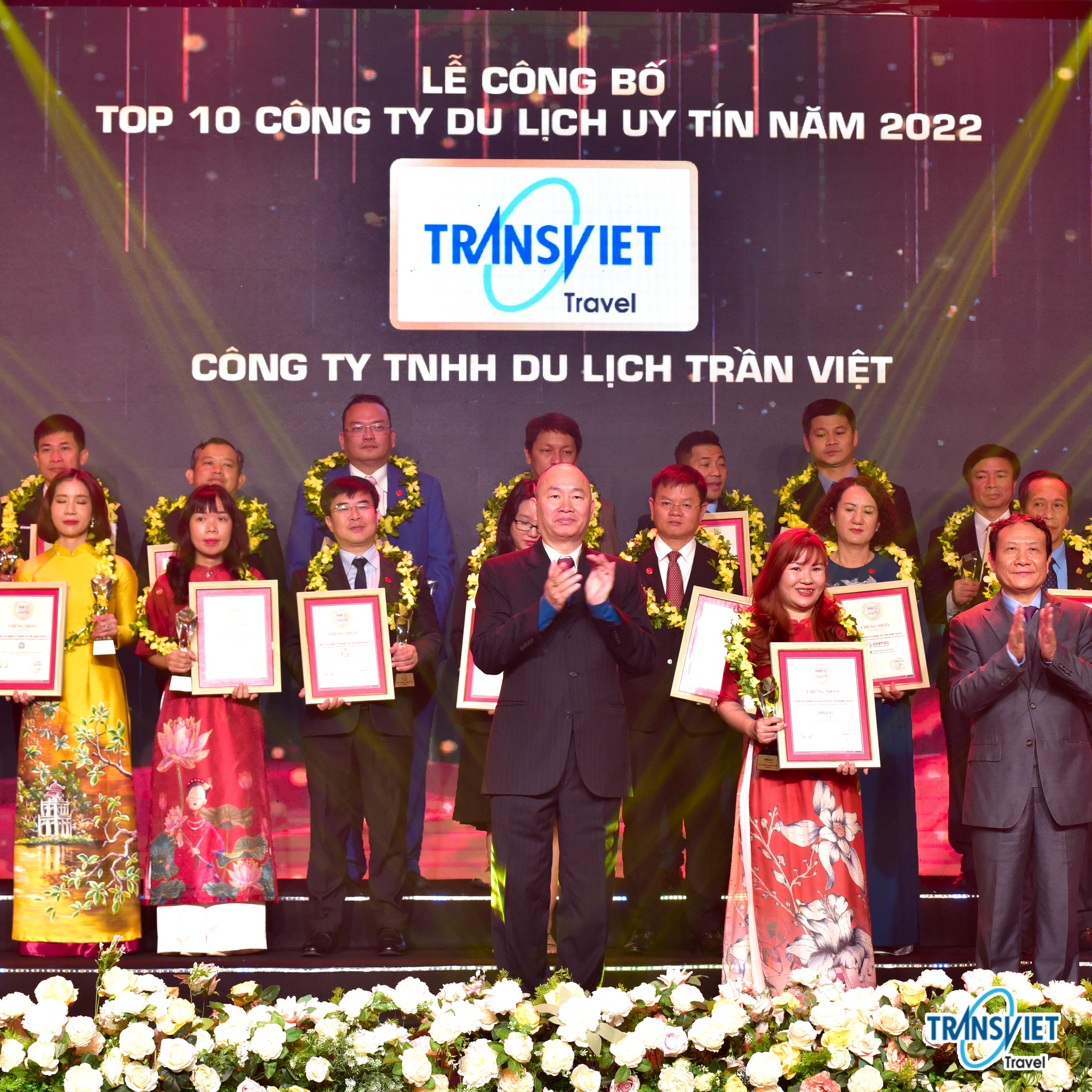 TransViet - Top 10 Công ty Uy tín Ngành du lịch 2022