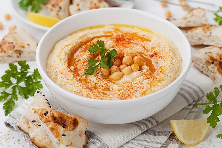 Hummus - một trong những món ăn nổi tiếng của vùng Trung Đông