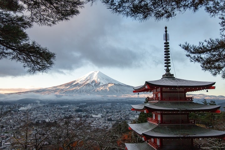 Núi Phú Sĩ, một trong những địa danh nổi tiếng với du khách