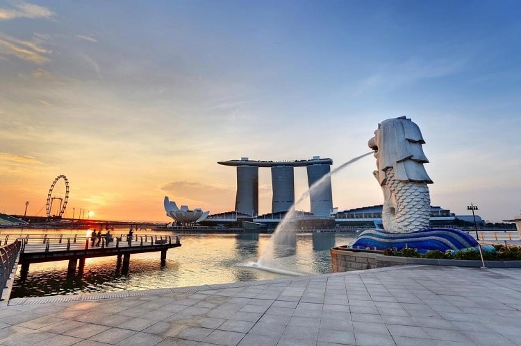 Sư tử biển khơi - Biểu tượng đặc thù của Singapore